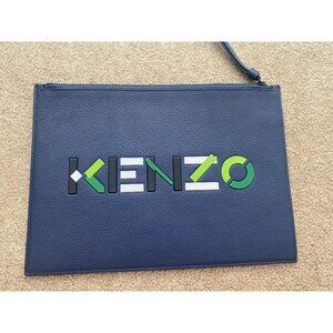Kenzo leather clutch